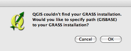 QGIS nu găsește calea către instalarea GRASS
