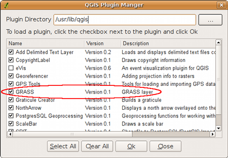 QGIS Plugin Manager